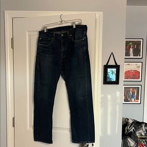 Levi's Dark Indigo Straight-Leg Men's Jeans